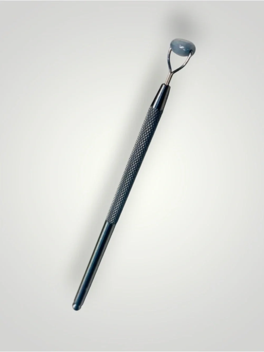 GUA SHA | Light Jade Stainless Steel Mini Facial Roller